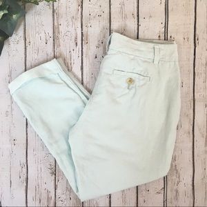 Banana Republic Blue Linen Capris